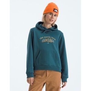 The North Face Womens Evo Retro-Growth Hoodie Space Blue Size XL NWT